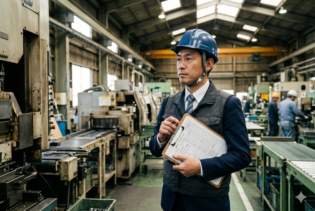 現場の安全指摘シーン